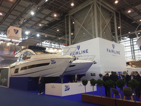 Fairline Yachts на выставке boot Dusseldorf 2019