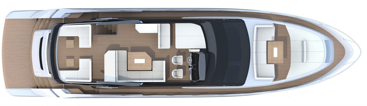 Squadron 68 | Флайбридж (с лежаком спереди - стандарт)