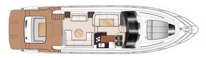 Princess 60 | Верхняя палуба