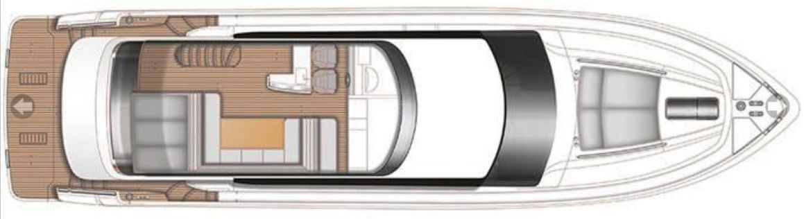 Princess 64 | Флайбридж