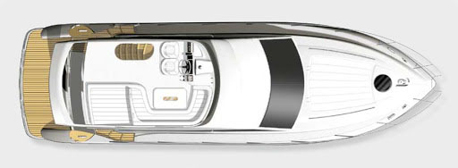 Princess 42 | Главная палуба