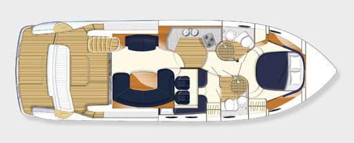 Princess 42 | Нижняя палуба