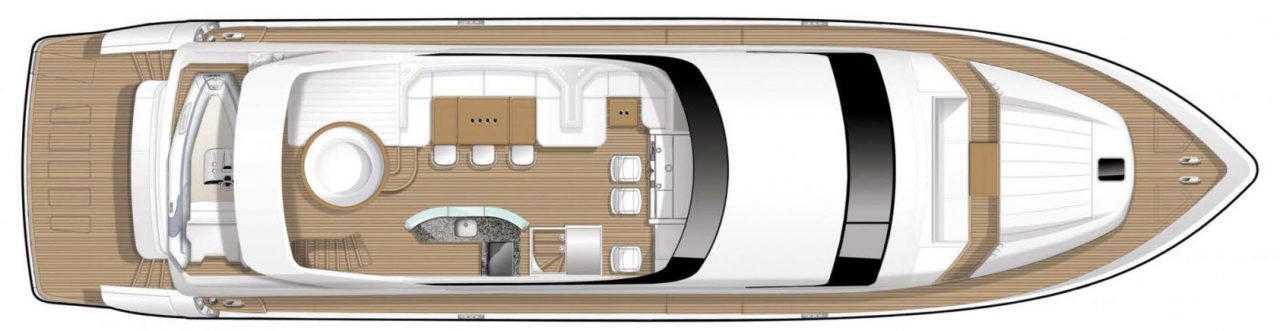 Princess 85 (009) | Флайбридж