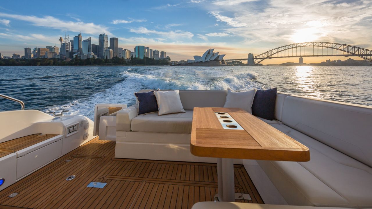 Интерьер моторной яхты Targa 50 GT