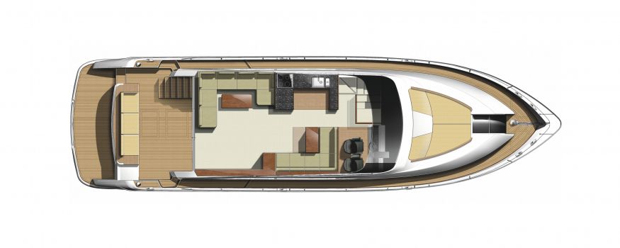 Fairline Squadron 55 (009) | Главная палуба