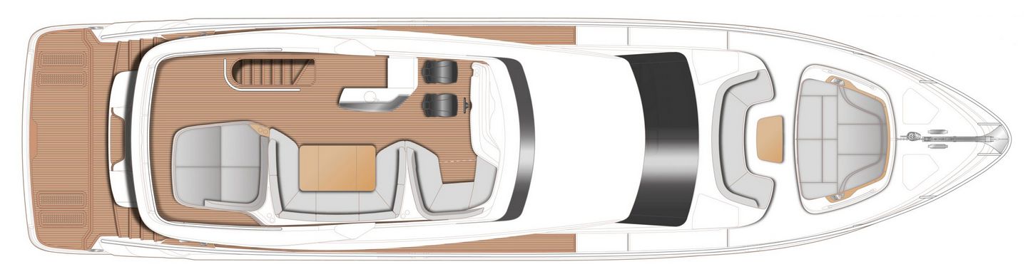 Princess Y72 (022) | Флайбридж