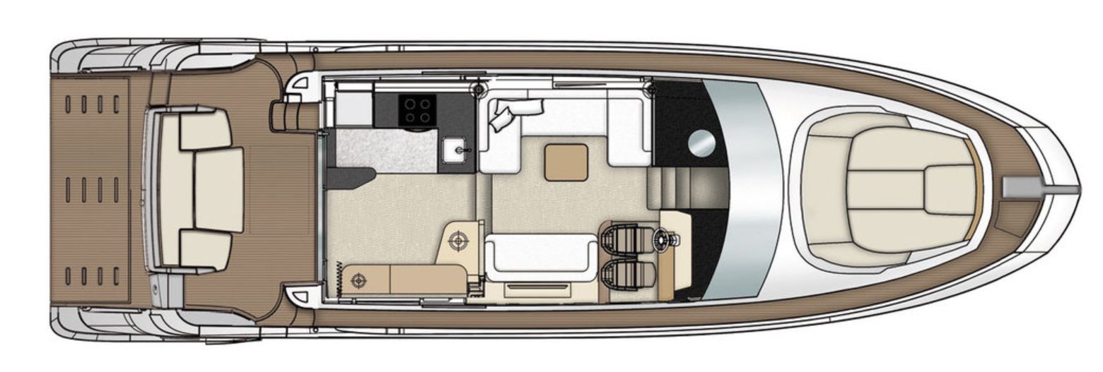 Azimut 55 (021) | Главная палуба