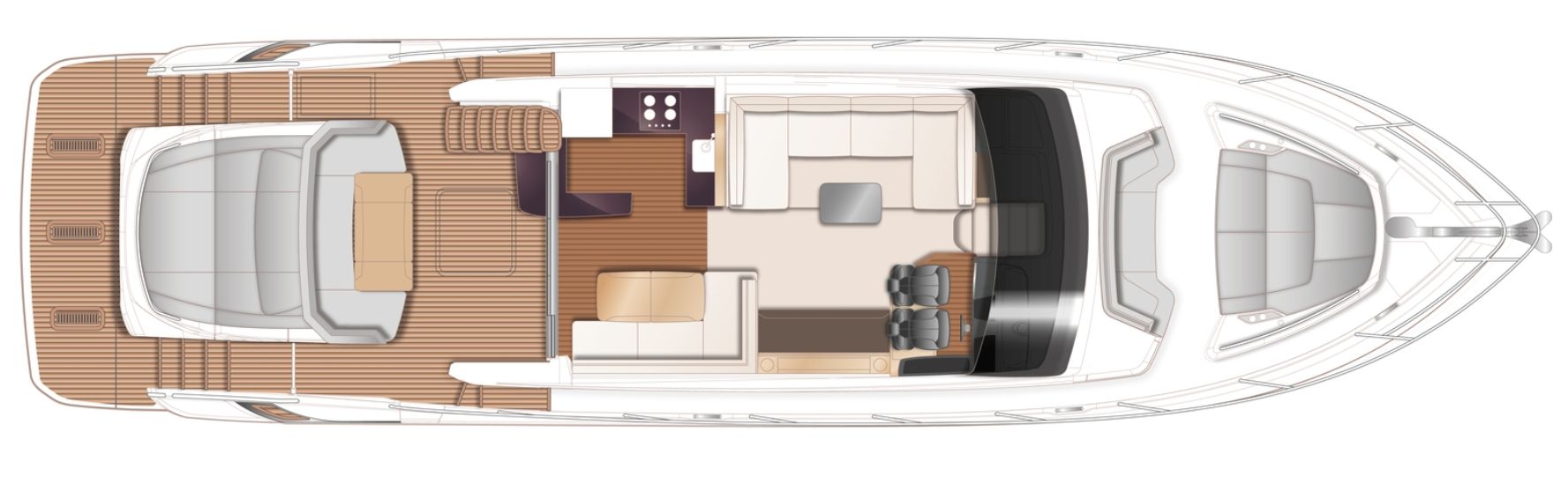 Princess S62 (021) | Главная палуба