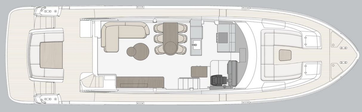 Azimut Magellano 66 (020) | Главная палуба