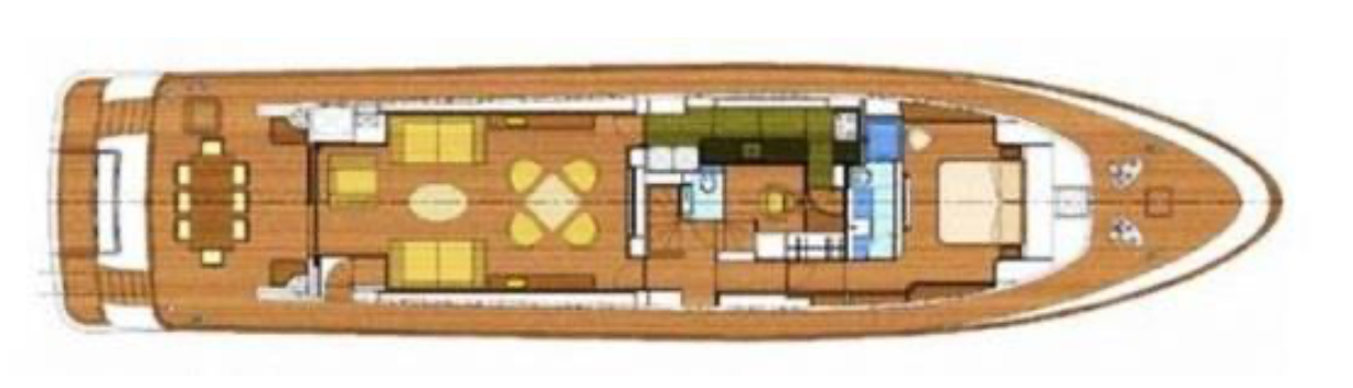 Benetti SD90 (010) | Главная палуба