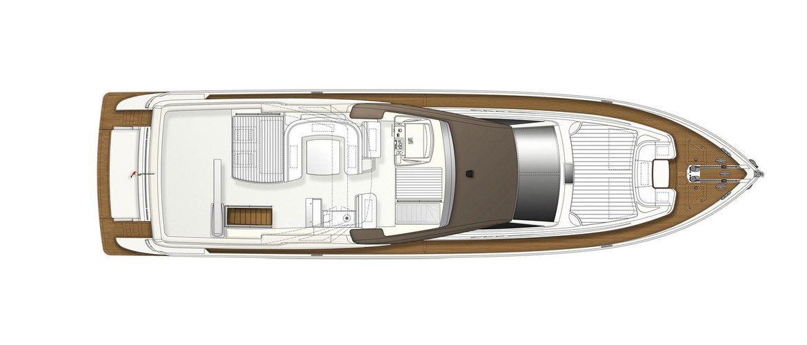 Ferretti 800 (014) | Флайбридж