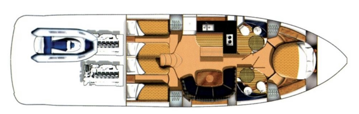 Fairline Targa 52 | Главная палуба