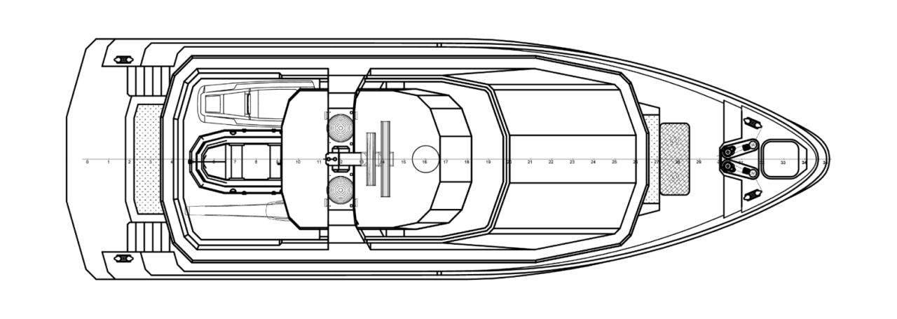 Bering 60 “DZAM” | Вид сверху