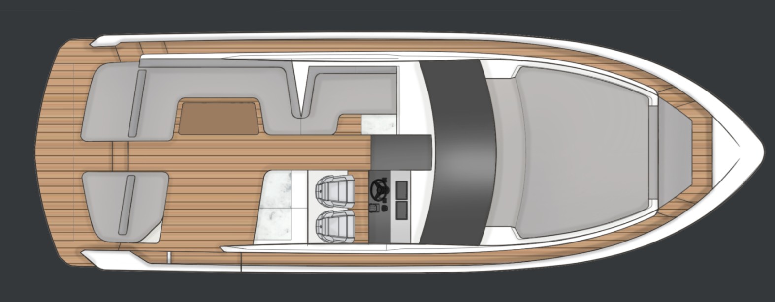 Targa 40 | Главная палуба