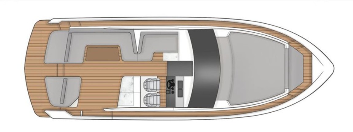 Targa 40 | Главная палуба