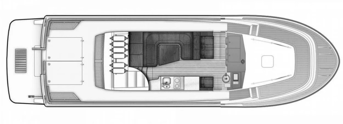 Targa 44 | Главная палуба