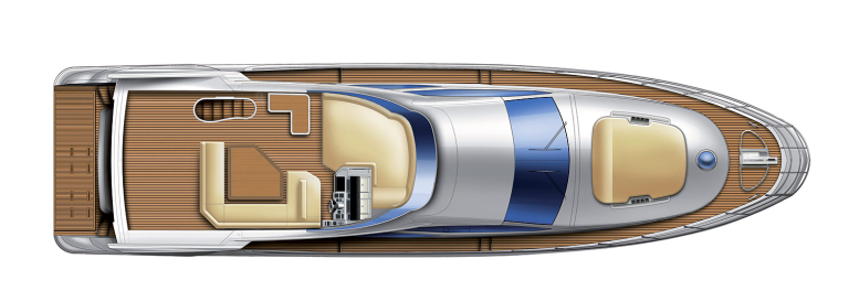Azimut 70 | Флайбридж