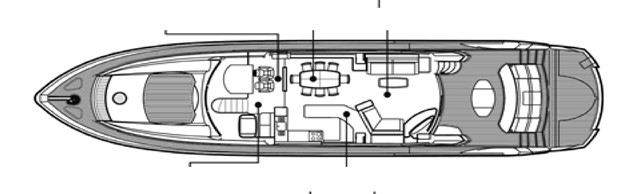 Sunseeker 82 Yacht | Главная палуба
